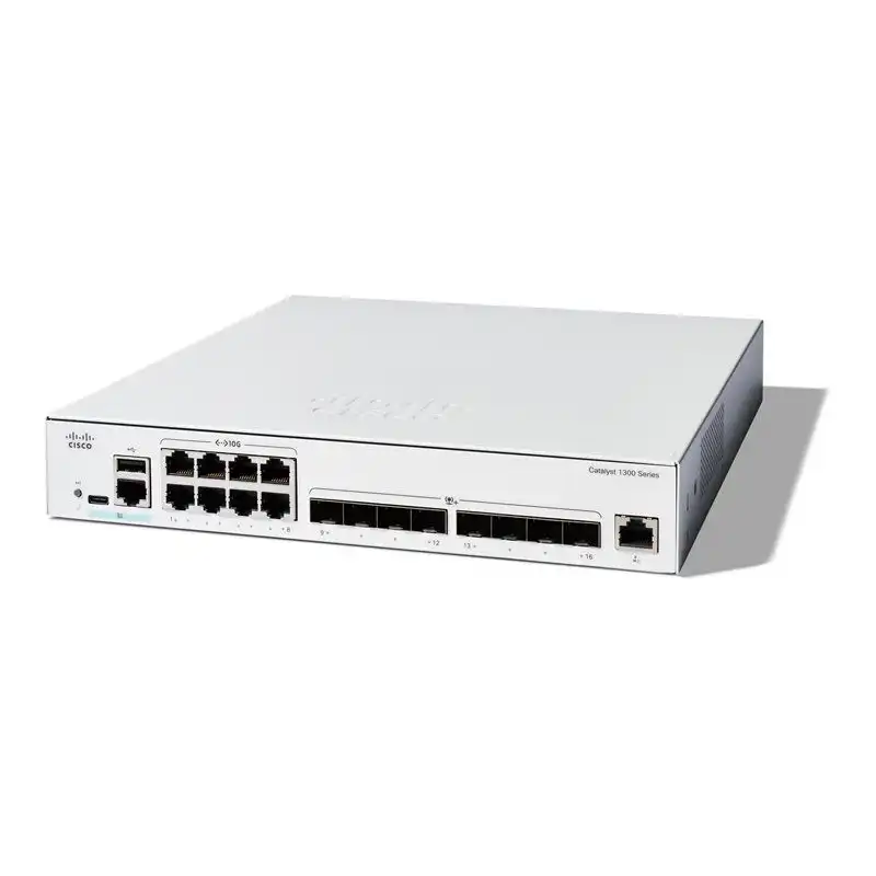 Cisco Catalyst 1300-16XTS - Commutateur - C3 - intelligent - 8 x 10GBase-T + 8 x 10 Gigabit SFP+ - Mont... (C1300-16XTS)_1